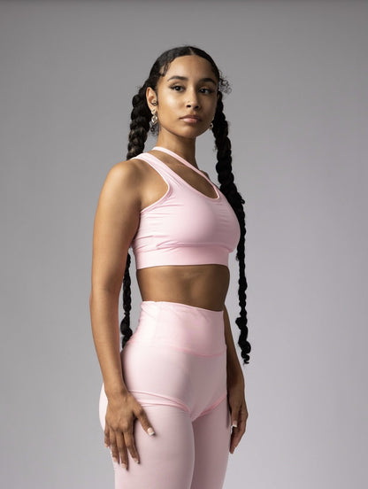 BLUSH ASYMETRIC SET
