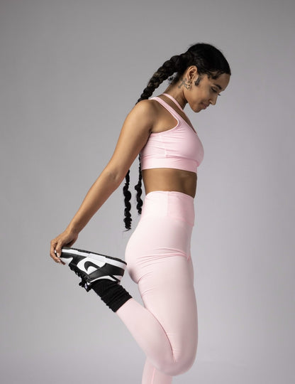 BLUSH ASYMETRIC LEGGINGS